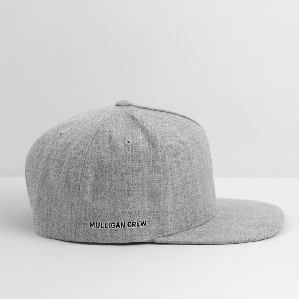 Snapback Baseball Cap - heather gray