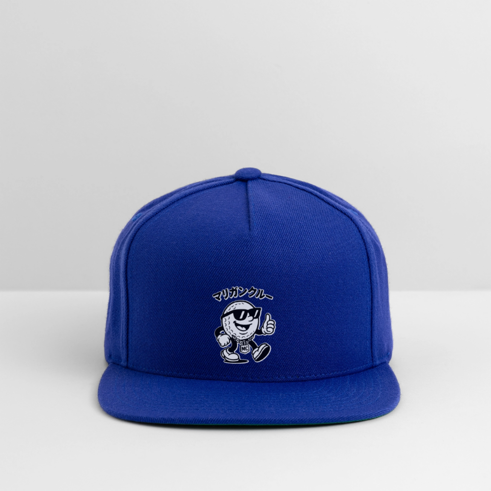 Snapback Baseball Cap - royal blue