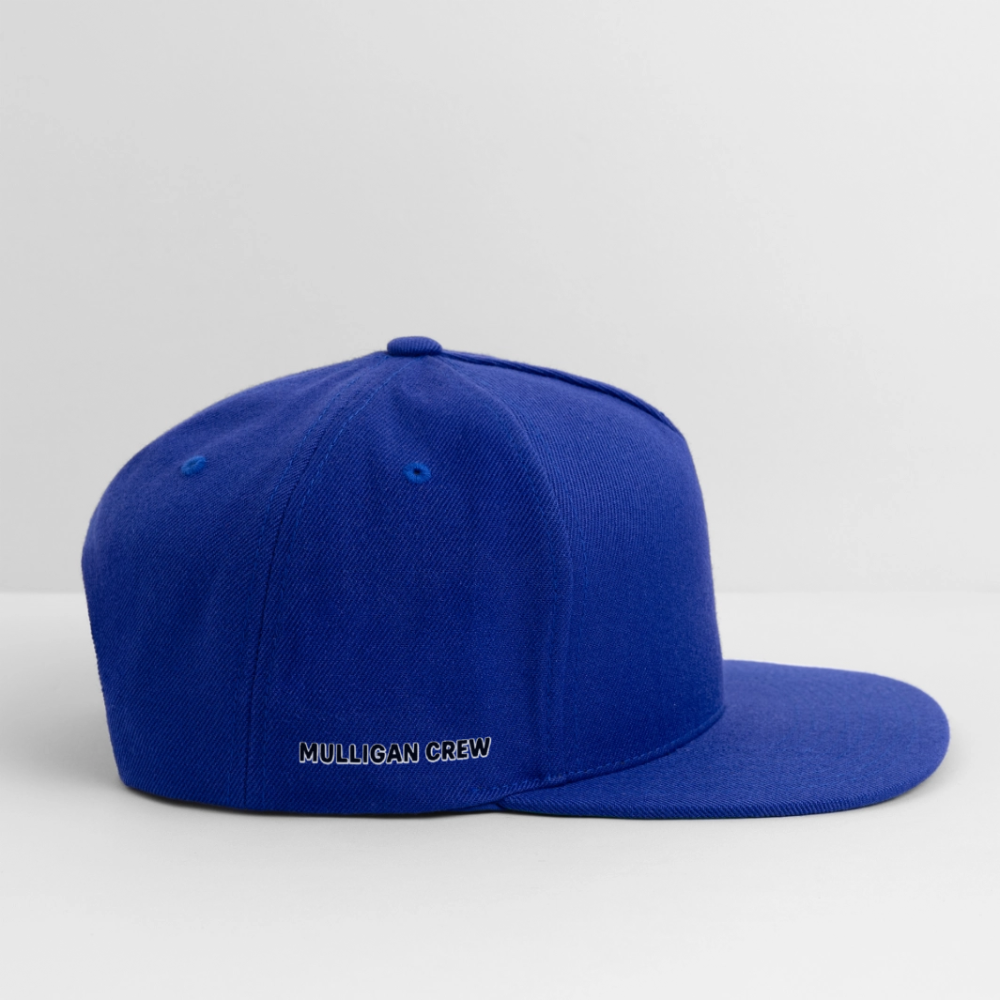 Snapback Baseball Cap - royal blue