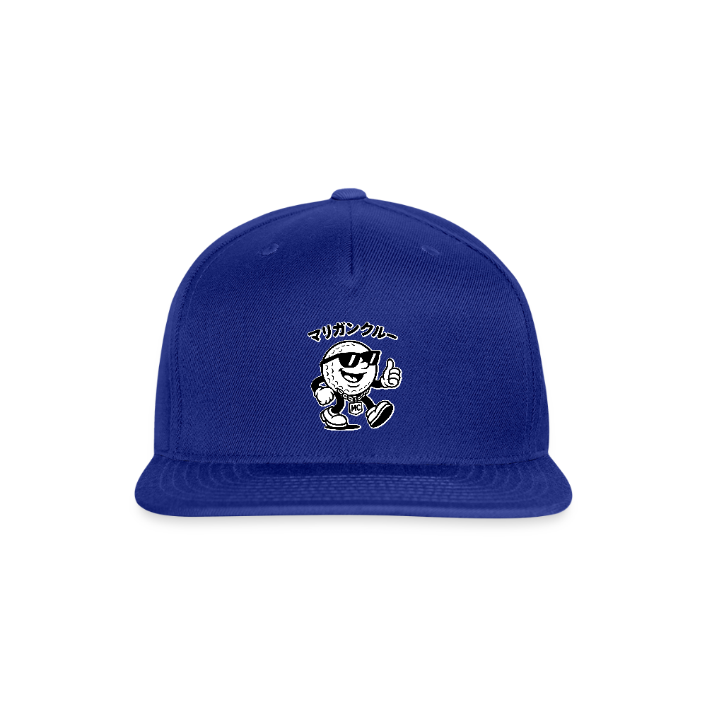 Snapback Baseball Cap - royal blue
