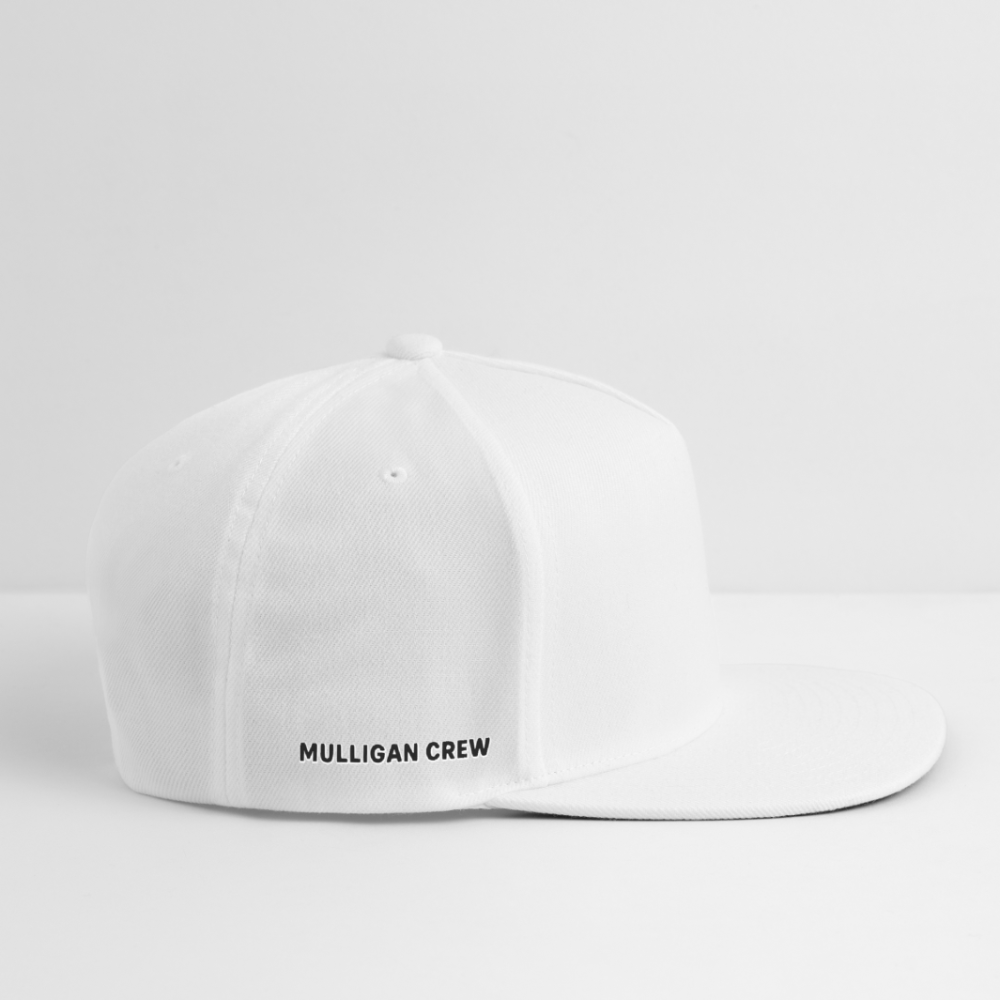 Snapback Baseball Cap - white