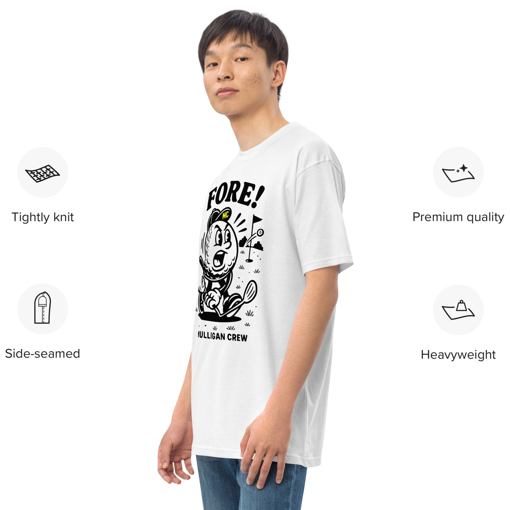 Fore Mc - Men’s premium heavyweight tee